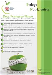 Dott. Francesco Placco Biologo Nutrizionista, Siderno orari di apertura