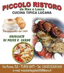 Piccolo Ristoro da Max e Laura, Tursi orari di apertura