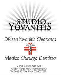 Studio Dentistico Yovanitis Cleopatra, Santa Maria Maddalena orari di apertura