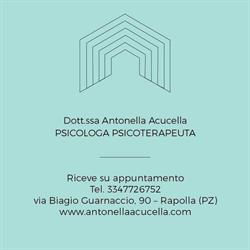 Dott.ssa Antonella Acucella psicologa psicoterapeuta, Rapolla orari di apertura