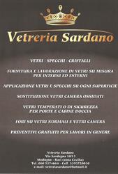 Vetreria Sardano Bari, Modugno orari di apertura