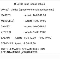 Erika-Ioana Fashion - Abbigliamento, Camposampiero orari di apertura