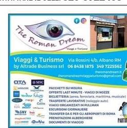 The Roman Dream Viaggi e Turismo, Albano Laziale orari di apertura