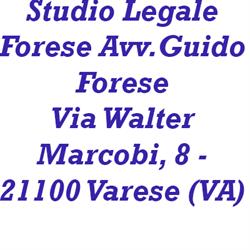 Studio Legale Forese Avv.Guido Forese, Varese orari di apertura