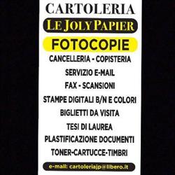 Le Joly Papier, Cosenza orari di apertura