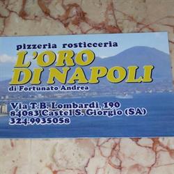 Pizzeria 'L'oro di napoli'Andrea Fortunato., Castel San Giorgio orari di apertura