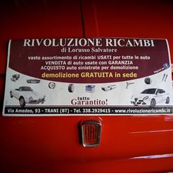 Rivoluzione Ricambi., Trani orari di apertura