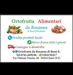 Ortofrutta da Rosanna di Rossi E., Sutri orari di apertura