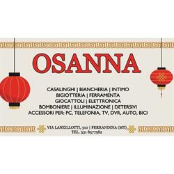 Osanna, Ferrandina orari di apertura