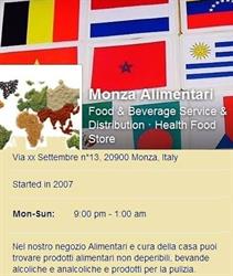 Monza Alimentari, orari di apertura