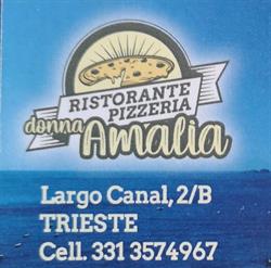 Donna Amalia, Trieste orari di apertura