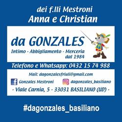 Da Gonzales Intimo-Abbigliamento-Merceria-Rivendita Friûlpoint, Basiliano orari di apertura