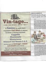 Vin-tage, Lucca orari di apertura