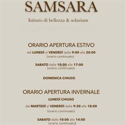 Samsara Istituto di Bellezza, Alba Adriatica orari di apertura