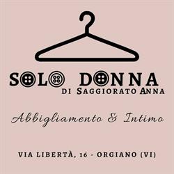 SOLO DONNA Abbigliamento & Intimo, Orgiano orari di apertura