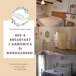 L' Armonica di Nonno Sandro, Corfinio orari di apertura