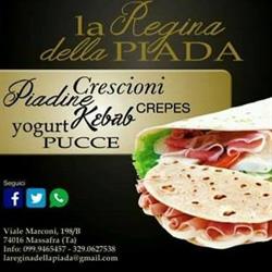 La Regina della Piada - Massafra, orari di apertura