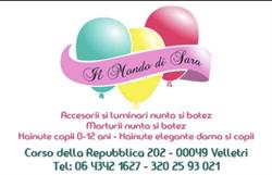 Il Mondo di Sara, Velletri orari di apertura
