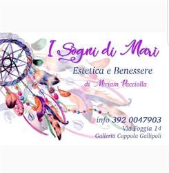 I Sogni Di Marì estetica e benessere di Miriam Pacciolla, Gallipoli orari di apertura
