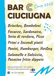 Ciuciugna Bar, Sanremo orari di apertura
