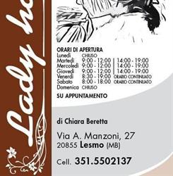 Lady hair di Beretta Chiara, Lesmo orari di apertura