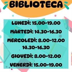 Biblioteca, Villafalletto orari di apertura