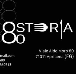 Osteria 80, Apricena orari di apertura
