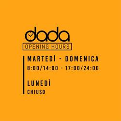 Dada Restaurant & Bar, Benevento orari di apertura