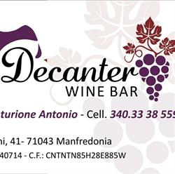 Decanter Wine Bar, Manfredonia orari di apertura