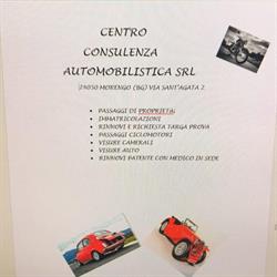 Centro Consulenza Automobilistica srl, Morengo orari di apertura