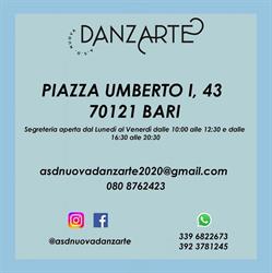 Asd Nuova Danzarte, Bari orari di apertura