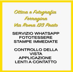 Foto e Ottica Ferragina, Prato orari di apertura