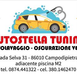 Autolavaggio oscurazione vetri autostella tuning, Campodipietra orari di apertura