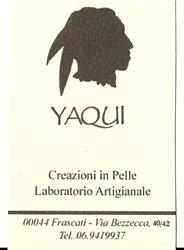Yaqui Pelle, Frascati orari di apertura