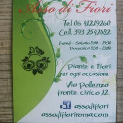 Asso di Fiori, Roma orari di apertura