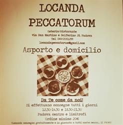 Locanda Peccatorum, Padova orari di apertura