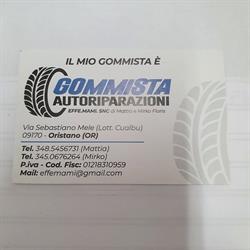 Gommista autoriparazioni Effe Mami, Oristano orari di apertura