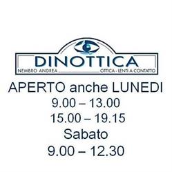 Dinottica Ottico Vigevano, orari di apertura