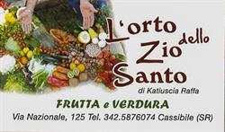 L'Orto dello Zio Santo, Siracusa orari di apertura