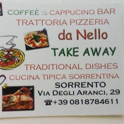 Da Nello Takeaway, Sorrento orari di apertura