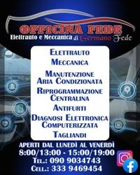 Officina Fede, Messina orari di apertura