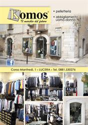 Komos Moda, Lucera orari di apertura