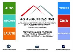 AG ASSICURAZIONI Dott. Alessandro Granatino Rag. Marco Granatino, Nardò orari di apertura