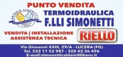 TERMOIDRAULICA SIMONETTI ANTONIO DEI F.LLI SIMONETTI NICOLA & GIUSEPPE S.n.c. Lucera, Porta Foggia - Orari di apertura