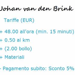 Johan van den Brink, Saint-Christophe orari di apertura