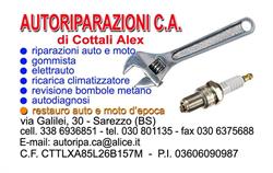 Autoriparazioni C.A. di Cottali Alex, Sarezzo orari di apertura
