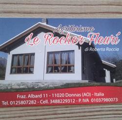 Le Rocher Fleurì, Donnas orari di apertura