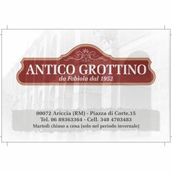 Fraschetta Antico Grottino, Ariccia orari di apertura