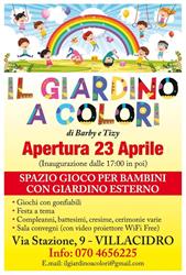 Il Giardino a Colori, Villacidro orari di apertura