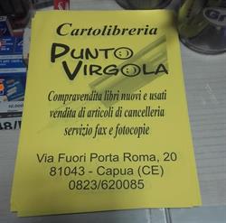 Cartolibreria Punto e Virgola, Capua orari di apertura